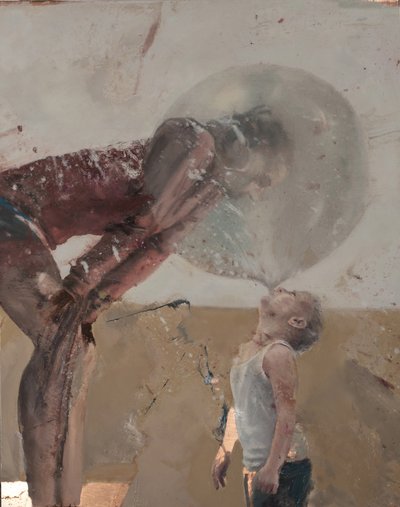 Blase III (Kind mit Mutter), 2020 von Nicola Pucci