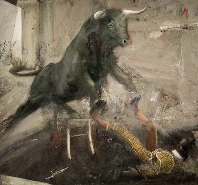 Toro-Stuhl und Torero von Nicola Pucci