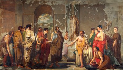Der Athener Phokion lehnt Alexanders Geschenke ab von Nicola de Laurentiis
