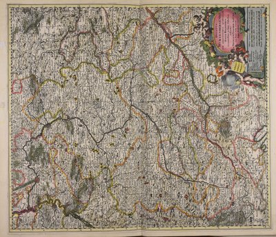 Ducatus Wurtenbergensis cum adjacentibus quibusdam Sueviae regionibus accuratissime in hanc tabulam redactus von Nicolaes Visscher