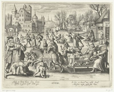 Winter von Nicolaes de Bruyn