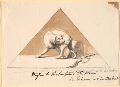 Ein Hund mit einem abgehackten Schwanz von Nicolai Abildgaard