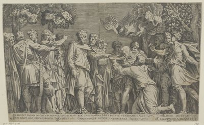 Ancius der Augur von Nicolas Beatrizet (attributed to)