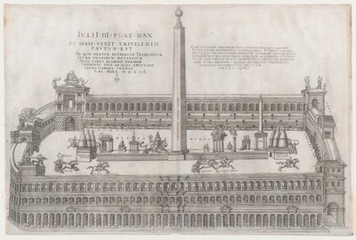 Speculum Romanae Magnificentiae: Circus Flaminius von Nicolas Beatrizet