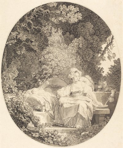 La Bonne Mère von Nicolas Delaunay after Jean Honoré Fragonard