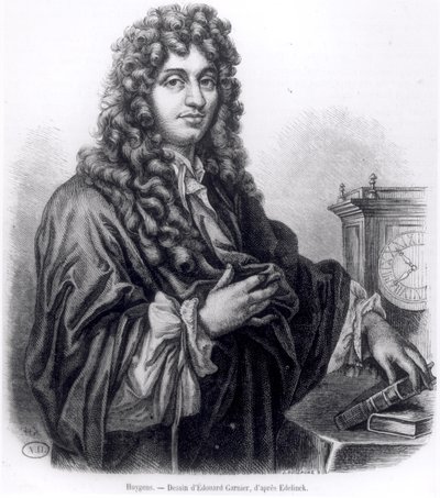 Christian Huyghens (1629-95), graviert von Edouard Garnier von Nicolas Etienne Edelinck