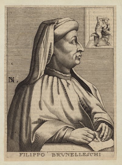 Filippo Brunelleschi, italienischer Architekt und Ingenieur von Nicolas II de Larmessin