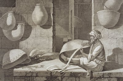 Der Korbmacher, aus Band II Künste und Handwerke von 
