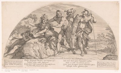 Perseus enthauptet Medusa von Nicolas Mignard