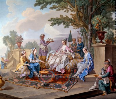 Frühstück der Sultanin von Nicolas Pierre the Younger Pithou