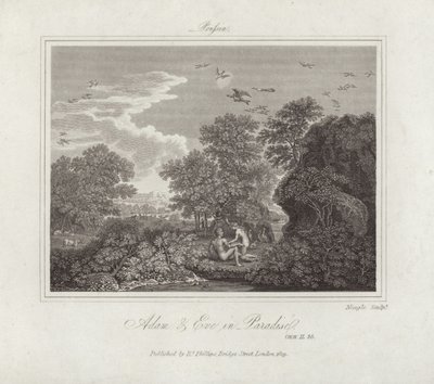 Adam und Eva von Nicolas Poussin