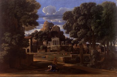Landschaft mit den Aschen von Phocion von Nicolas Poussin