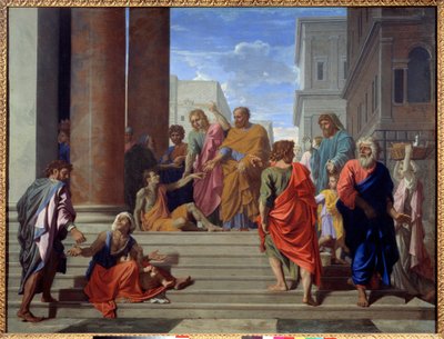 Heilung des Lahmen durch Petrus und Johannes von Nicolas Poussin