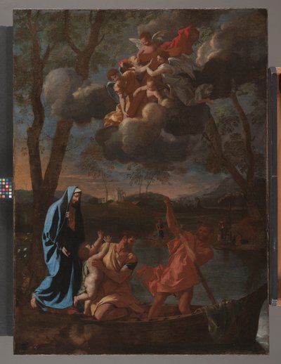 Die Rückkehr der Heiligen Familie nach Nazareth, um 1627 von Nicolas Poussin