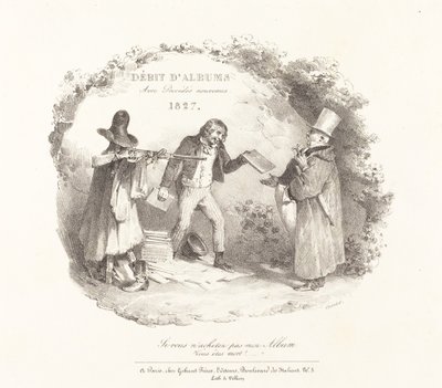 Verkauf von Alben mit neuen Verfahren von Nicolas Toussaint Charlet