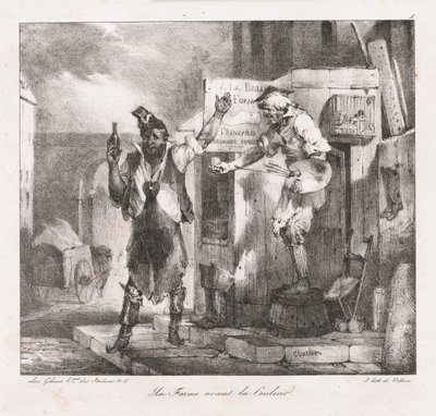 Lithografische Skizzen von Charlet: Form vor Farbe, 1823 von Nicolas Toussaint Charlet