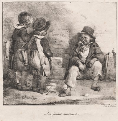 Skizzenbuch für kleine Kinder: Die jungen Amateure von Nicolas Toussaint Charlet