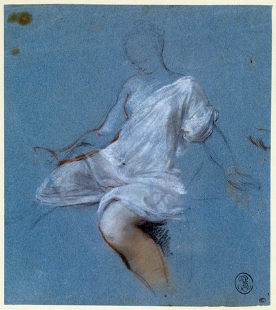 Studie der Draperie am Körper von Nicolas Vleughels