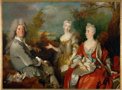 Familienporträt von Nicolas de (workshop) Largilliere