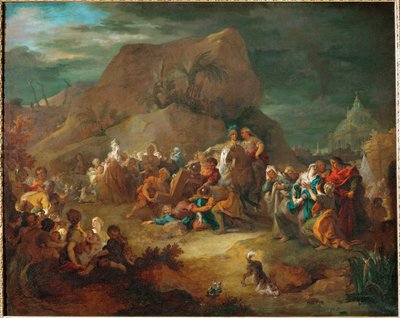 Das Tragen des Kreuzes von Nicolas de (workshop) Largilliere