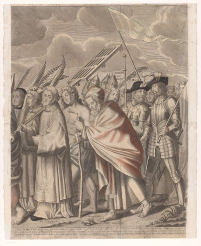 Triumphzug Christi mit Figuren aus dem Alten und Neuen Testament von Nicolas de Larmessin (I)