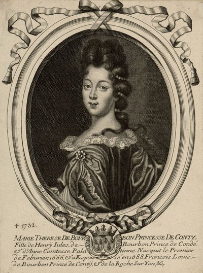 Marie Therese de Bourbon, Prinzessin von Conti von Nicolas de Larmessin