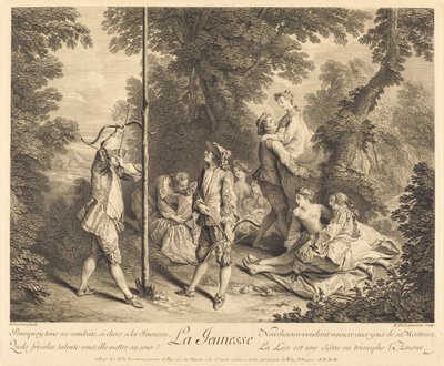 Die Jugend von Nicolas de Larmessin IV after Nicolas Lancret