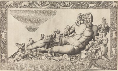 Der Flussgott Nil von Nicolaus Beatrizet