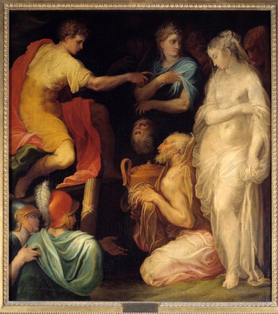 Die Mäßigung des Scipio. Nach seinem Sieg im Punischen Krieg Scipio der Afrikaner von Nicolo dell Abate