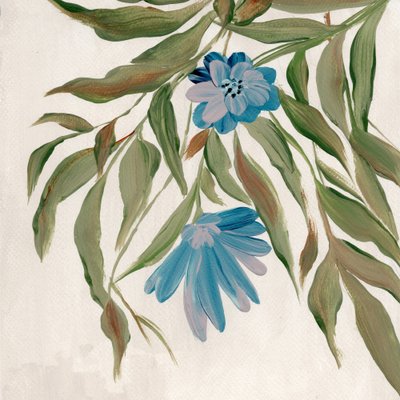 Blauer Botanischer Fluss von Nikita Jariwala