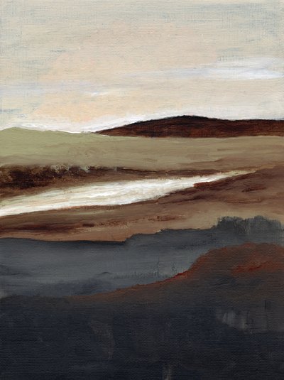 Erdige Flusslandschaft von Nikita Jariwala