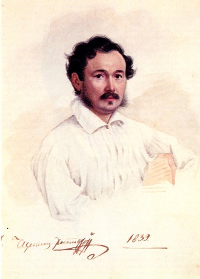 Porträt des Dekabristen Herzog Dmitry Shchepin-Rostovsky 1798-1858, 1839 von Nikolai Alexandrovich Bestuzhev