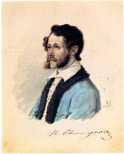 Porträt des Dekabristen Pjotr Swistunow 1803-1889, 1836 von Nikolai Alexandrovich Bestuzhev