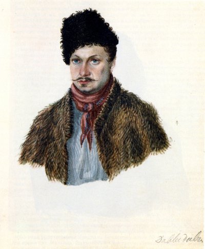 Porträt des Dekabristen Wassili Dawydow 1793-1855, 1839 von Nikolai Alexandrovich Bestuzhev