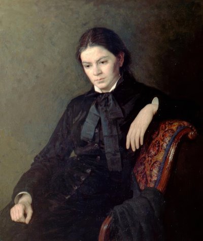 Porträt einer unbekannten Dame von Nikolai Alexandrovich Yaroshenko