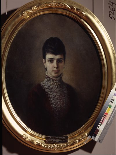 Porträt von Kaiserin Maria Fjodorowna, Prinzessin Dagmar von Dänemark 1847-1928 von Nikolai Andreyevich Koshelev