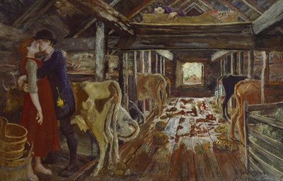 Scheunenentwurf von Nikolai Astrup