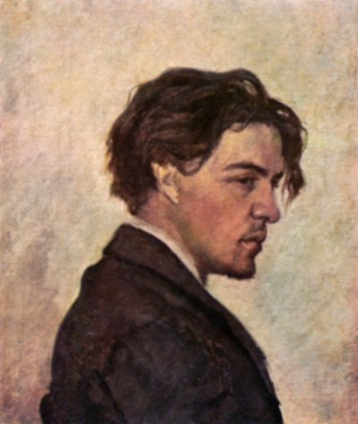 Porträt von Anton Tschechow von Nikolai Tschechow von Nikolai Chekhov