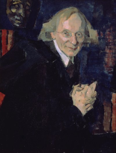 Porträt des Dichters Wjatscheslaw Iwanowitsch Iwanow (1866-1949) ca. 1920 von Nikolai Pavlovich Ulyanov