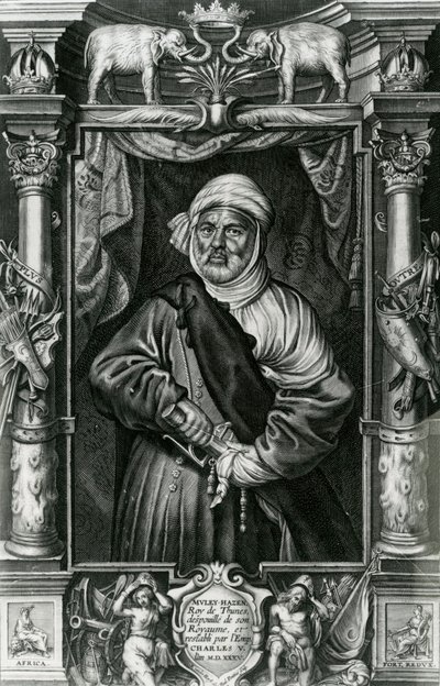 Abu l-Hasan Ali, auch genannt Muley Hacén, 1535 von Nikolaus van der Horst