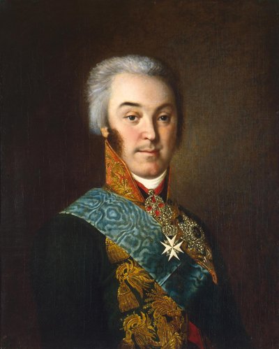 Porträt von Graf Nikolai Petrovich Sheremetev 1751-1809, 1800er von Nikolay Ivanovich Argunov