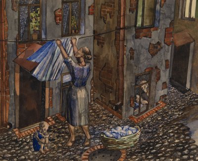 Der alte Hof von Nikolay Ivanovich Evgrafov