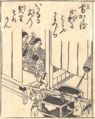 Druck von Nishikawa Sukenobu