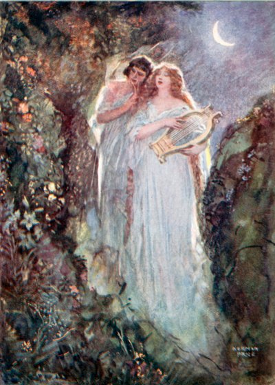 Nocturne in F-Dur (Farblitho) von Norman Mills (after) Price