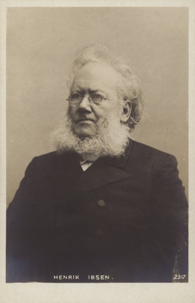 Henrik Ibsen (1828-1906), norwegischer Dramatiker von Norwegian Photographer