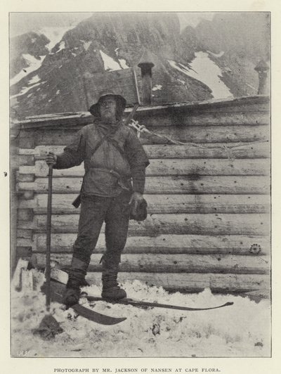 Fotografie von Herrn Jackson von Nansen am Kap Flora von Norwegian Photographer