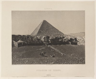 Ägypten. Pyramide von Cheops von Nöel Marie Paymal Lerebours