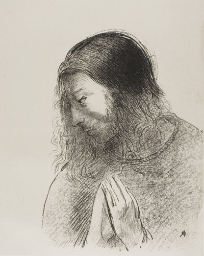 Und ich, Johannes, sah diese Dinge und hörte sie, Platte 12 von 12 von Odilon Redon