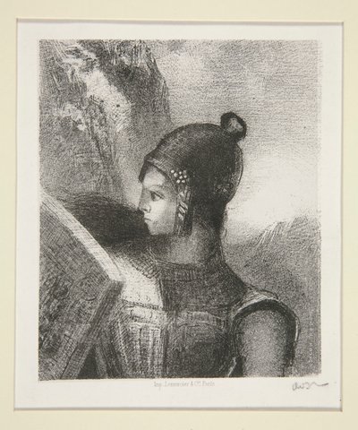 Brünnhilde, Frontispiz der La Revue Wagnerienne von Odilon Redon