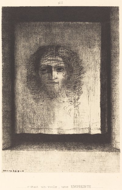 Es war ein Schleier, ein Abdruck von Odilon Redon